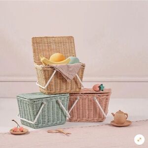 Olli Ella Rattan Basket